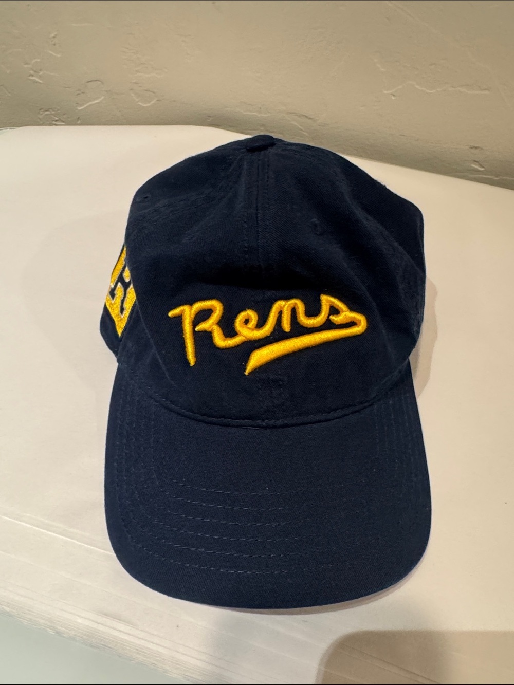 New York Rens Embroidered Navy Dad Hat Baseball Cap Harlem Basketball 1073